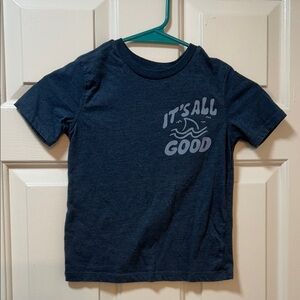 Navy Blue Kids Shirt - It's All Good